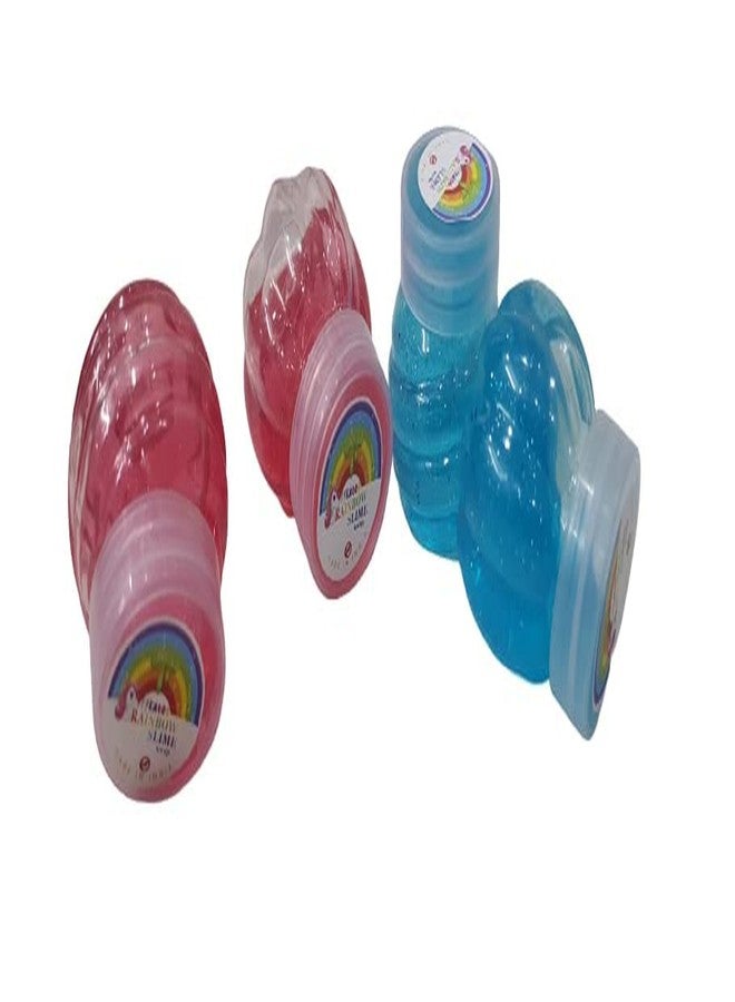 WOLFANO Slime Crystal Clay Soft Jelly Toys for Kids Baby Slime Clay Dough Ultra Light Modeling Magic Foam Slime Kit Set for Girls Boys Slime Craft with Glitter (Pack of 6) - Image 5